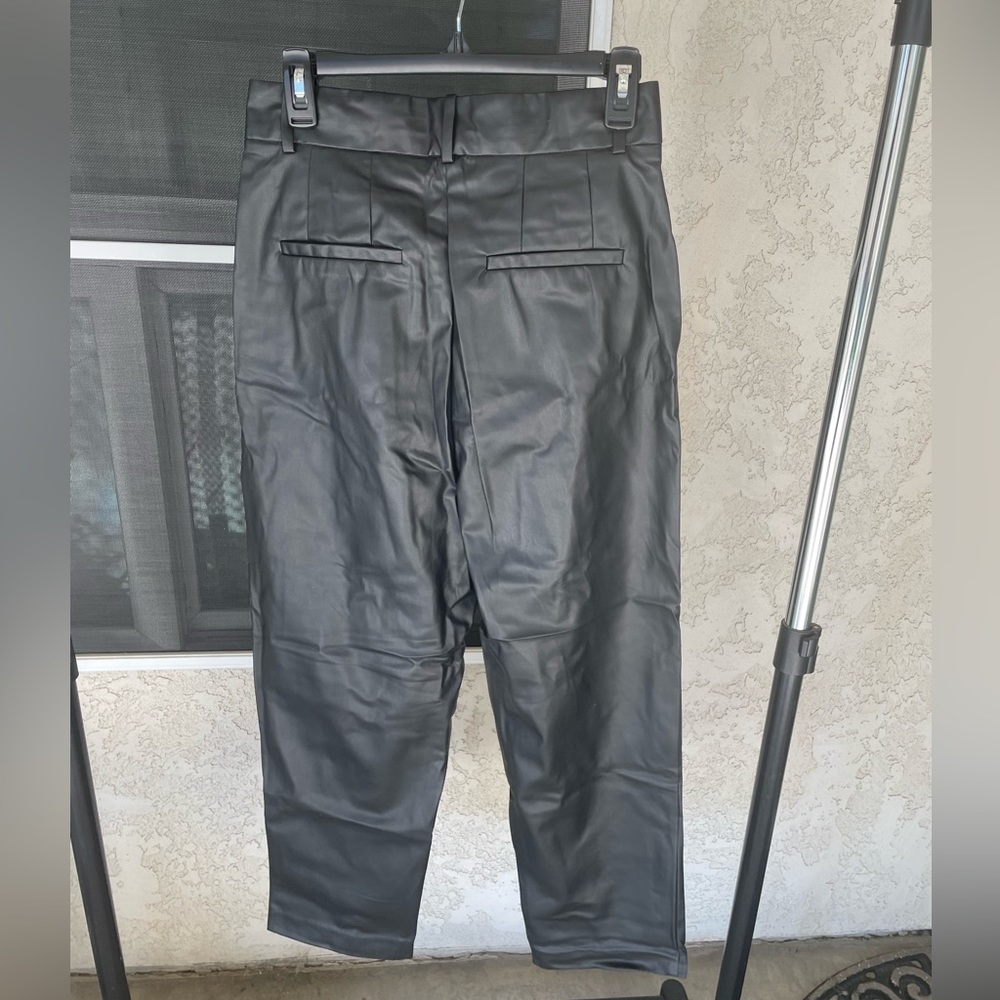 Black Pleather Pants